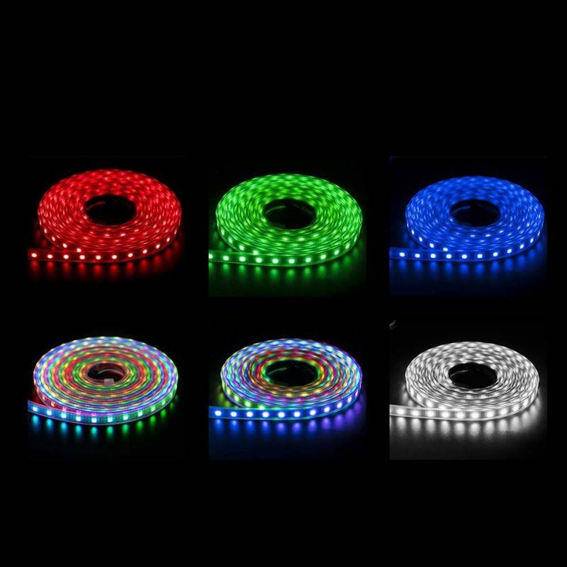 Tiras LED Inteligente IC 5V DC 5 Metros IP20 60ch M Chip RGB IC