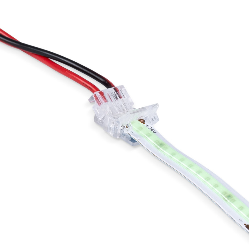 Conector Hippo Monocolor Cob Tira A Cable Pcb Mm Pines Ip