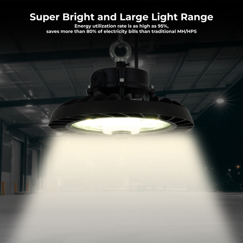 Campana LED UFO Industrial 150W CCT 170lm W Driver LIFUD IP65