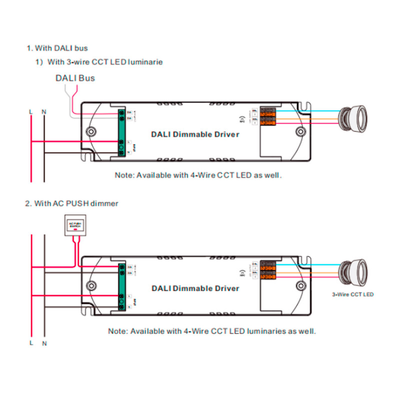 Dali Dimmable Dt Cct Driver V Ma W