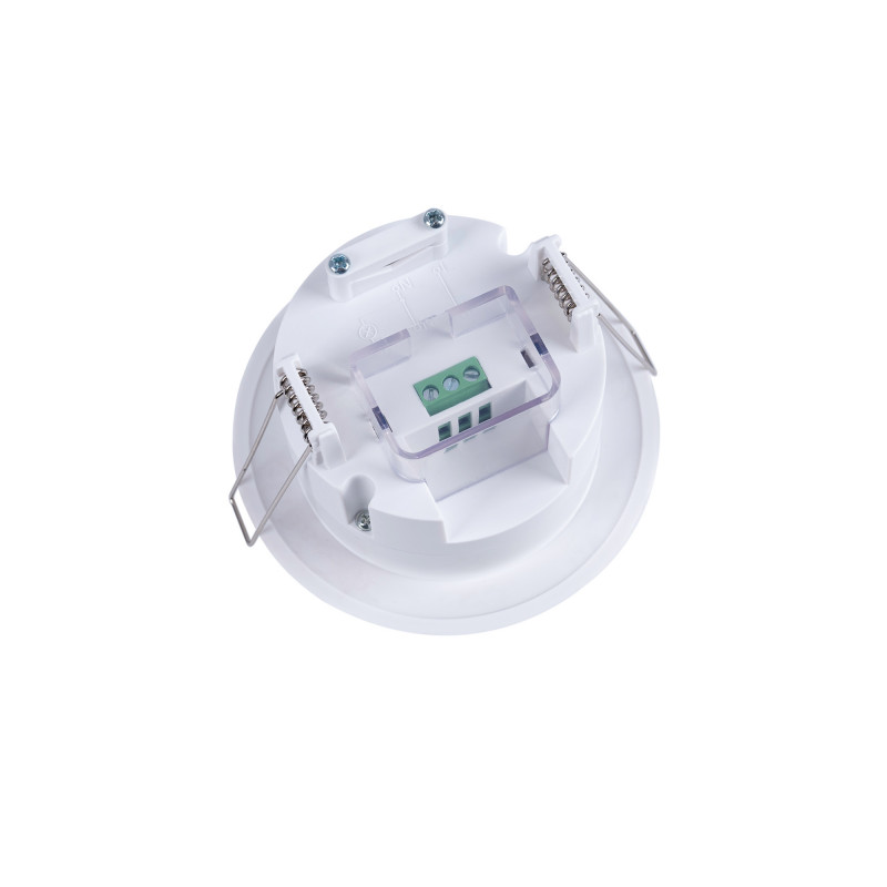 Recessed PIR motion sensor with remote control 360º IP20