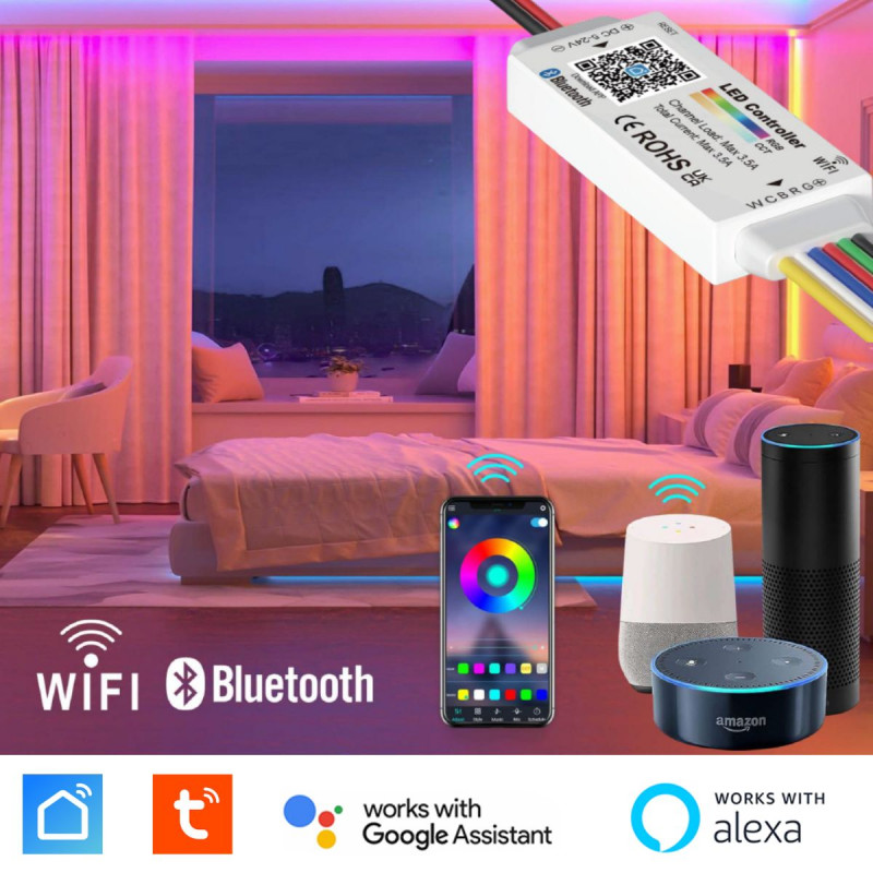 Mini Controller RGB CCT WiFi Bluetooth 5 24V DC 3 5A