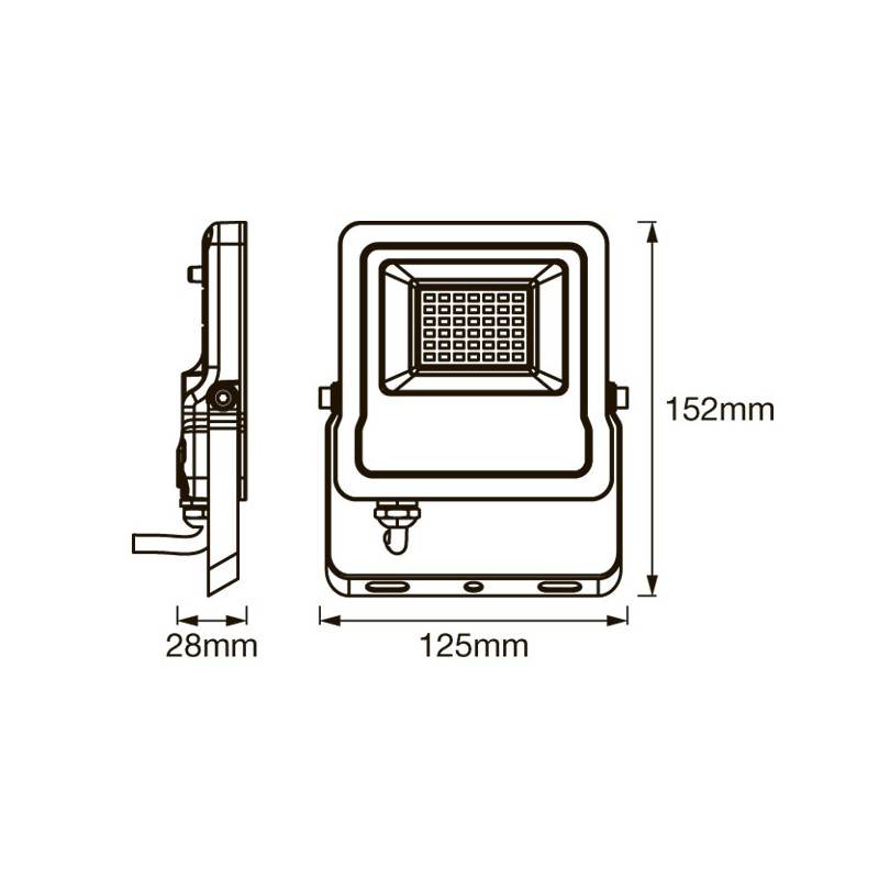 Projetor Led Para Exterior Osram Ledvance Rgbw Smart Wifi Flood W