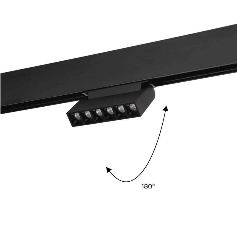 Lumin Ria Linear Led Orient Vel Para Carril Magn Tico V W Ugr