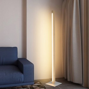 Lámpara de pie LED moderna de madera 24W Regulable