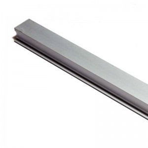 Perfil blanco de aluminio para empotrar 23x15mm