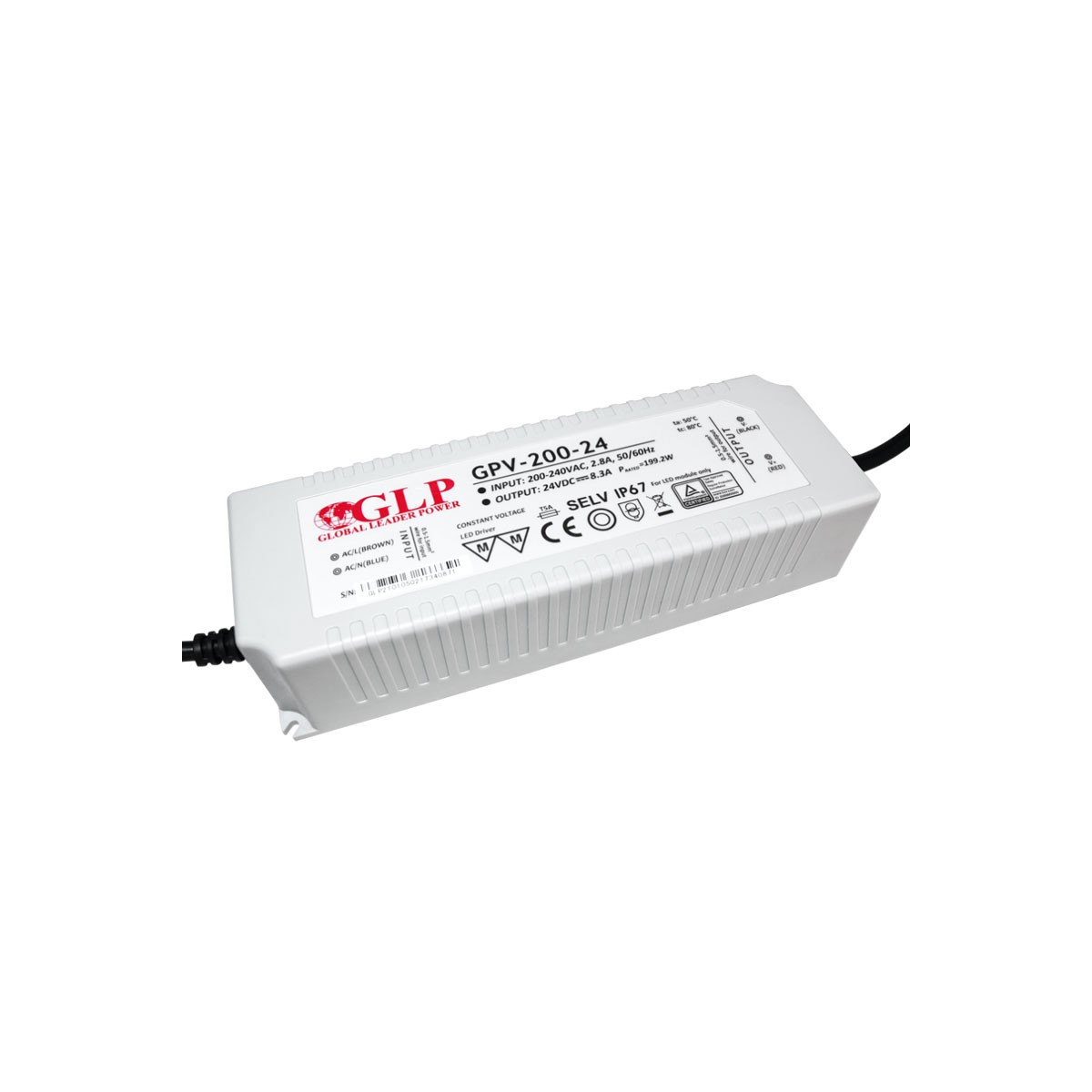 Fuente de alimentación LED de 200W 24V - GLP