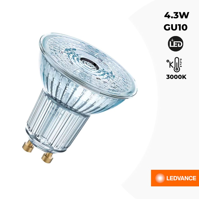 Bombilla LED VALUE PAR16 50 GU10 36º 4,3W 3000K