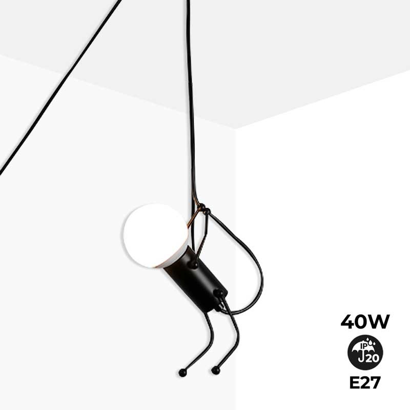 Triatleta Convocar condensador Lámpara colgante ajustable decorativa "DOLL" | Lámparas decorativas