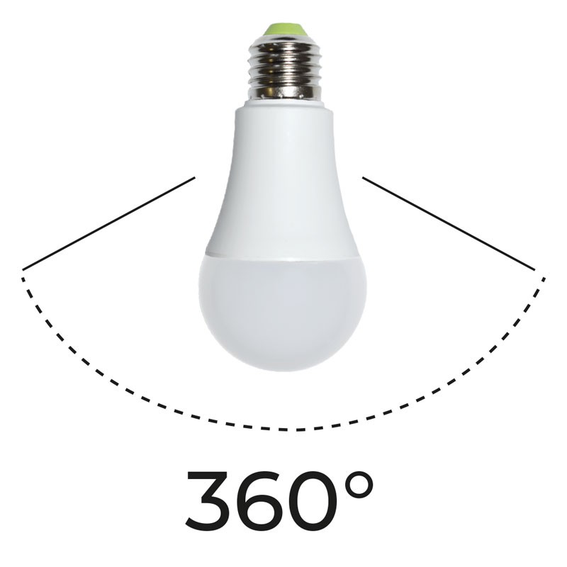 Bombilla LED E27 A60 Con Sensor De Movimiento Y Crepuscular - 7W