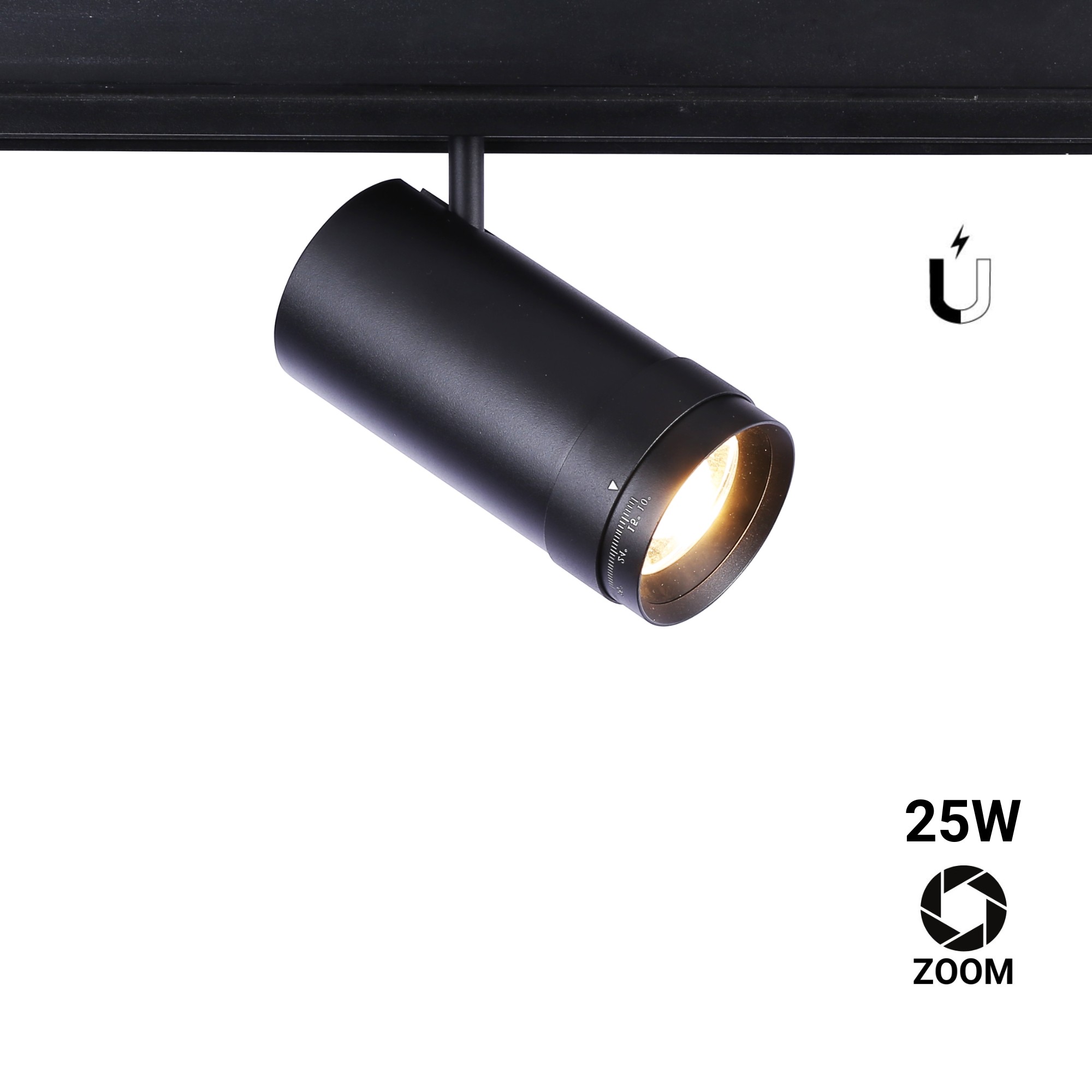 Foco LED para carril magnético 48V - 18W