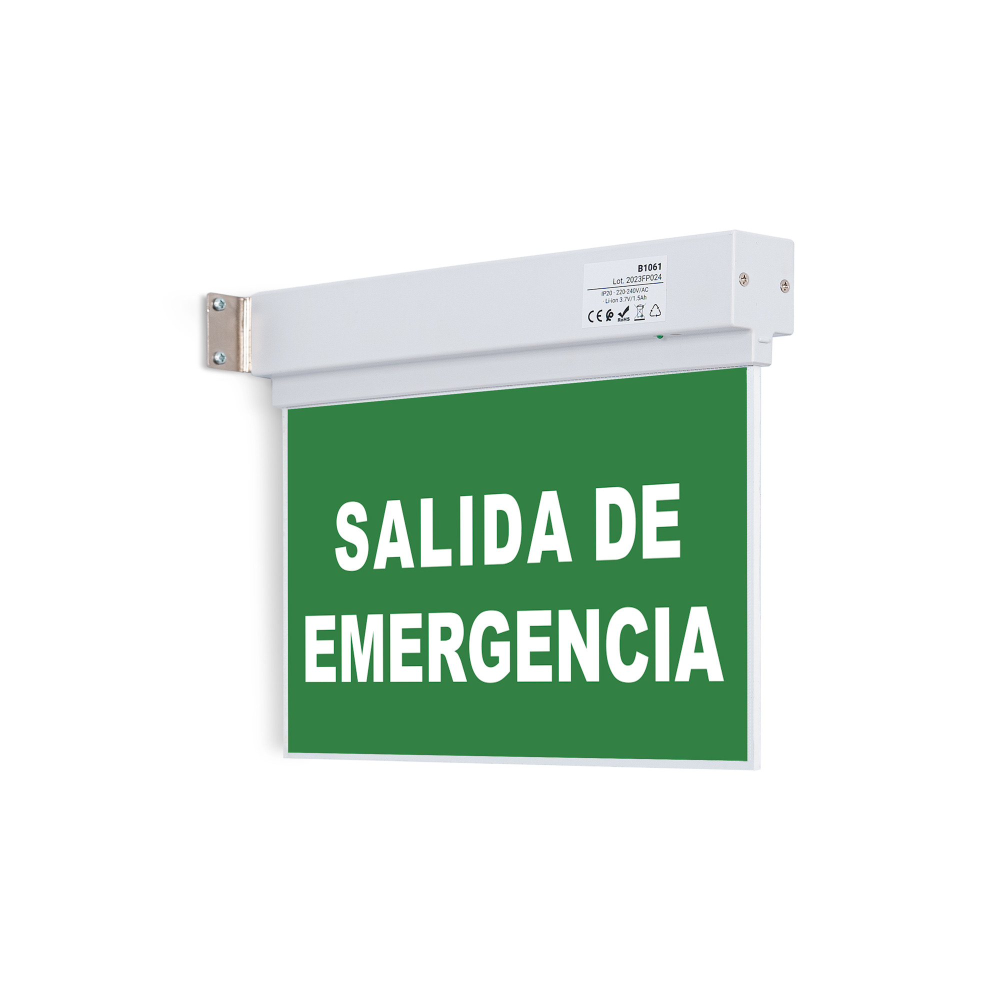 Cartel de salida Emergencia