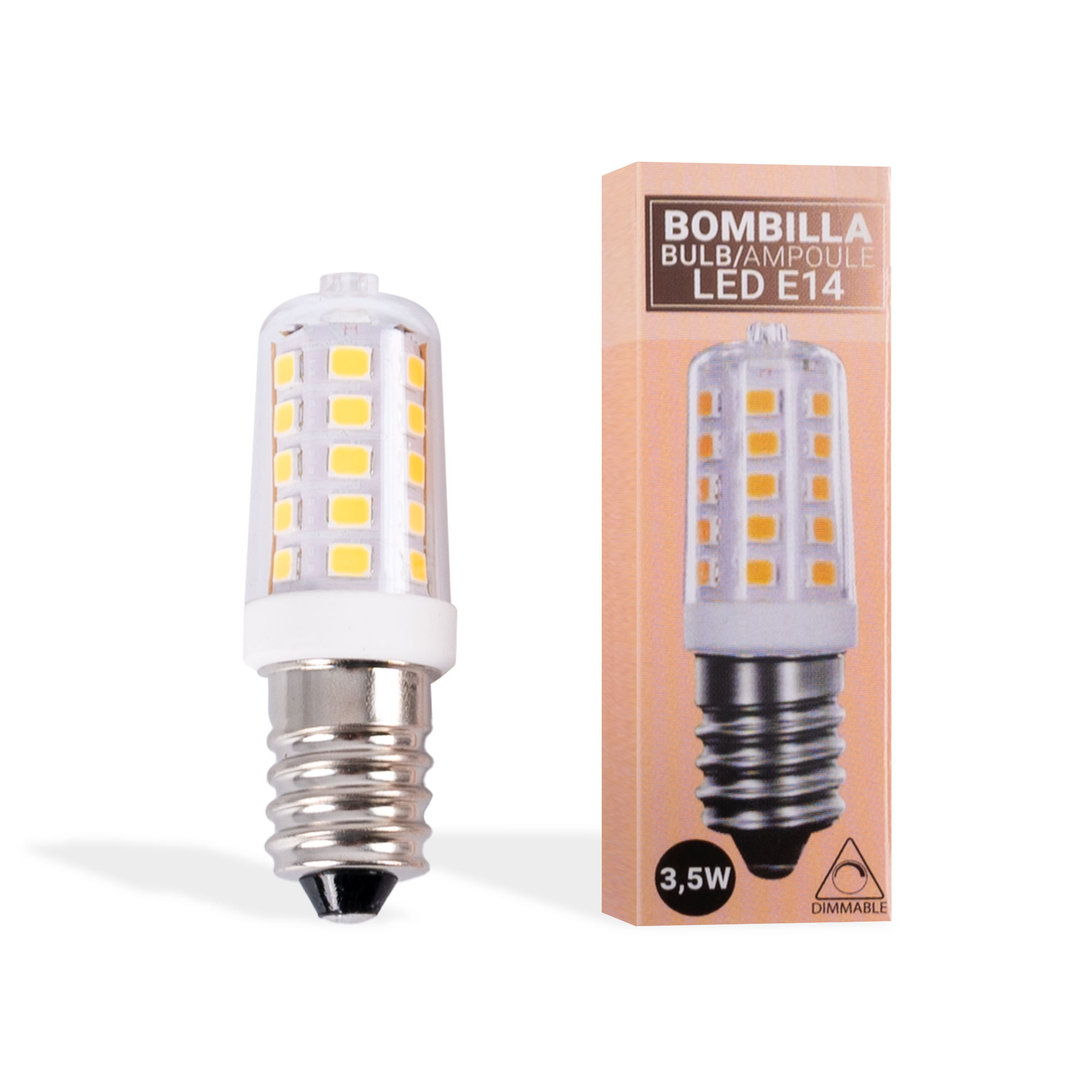 BOMBILLA E14 220V 5W IDEAL LAMPARA DE SAL & ILUMINACION
