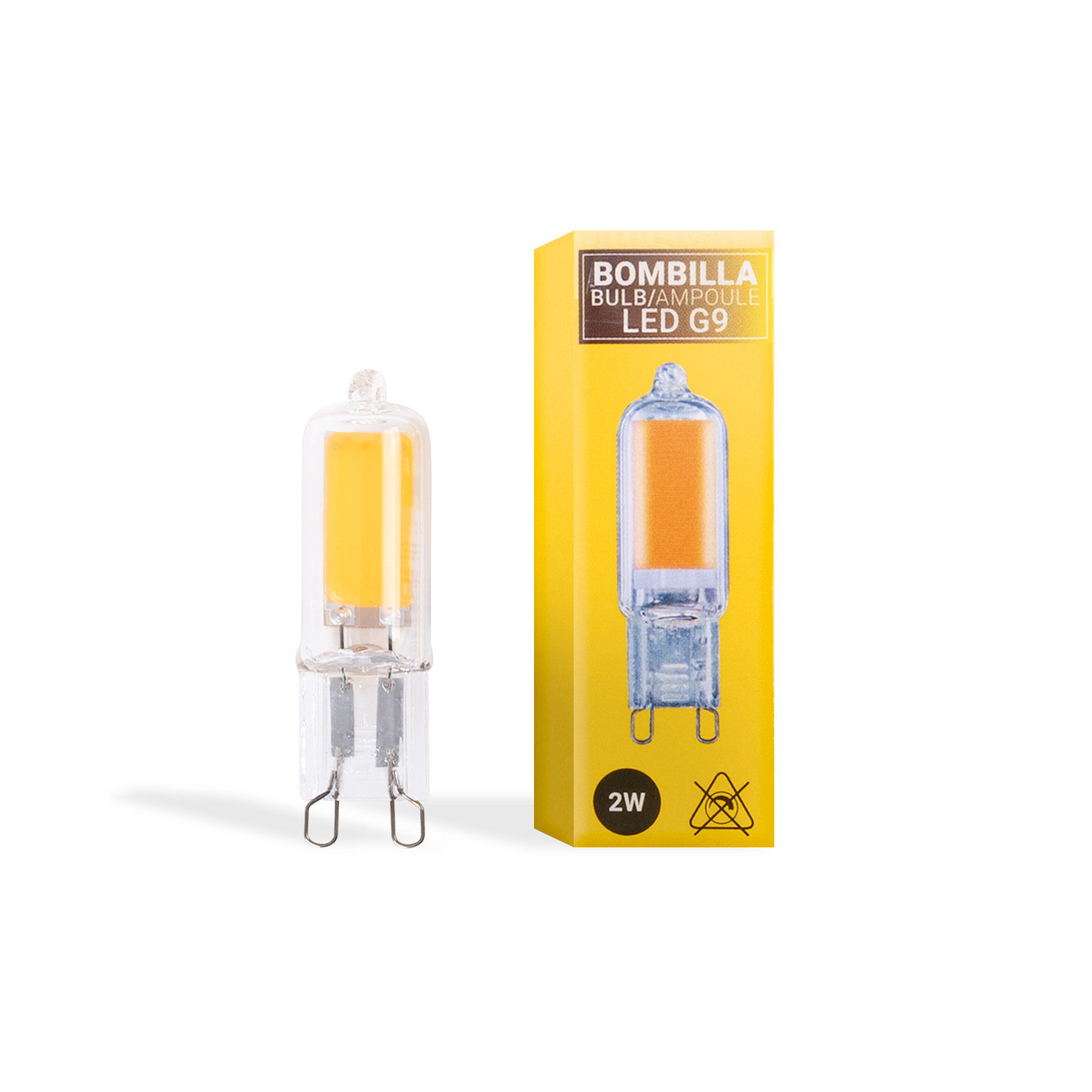 Bombilla LED, 2 bombillas LED G8 Bombilla LED regulable Base de clavija  Luces LED Salida de alta intensidad Jadeshay A