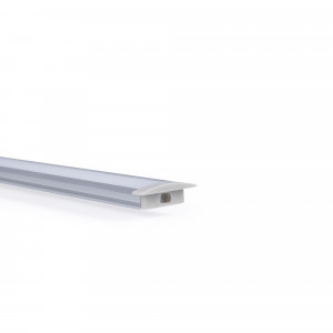Perfil de Aluminio para Empotrar con alas Sub Lacado Blanco 12V/24V 2  metros • IluminaShop