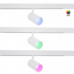 RGB -Foco LED para carril magnético - 48V