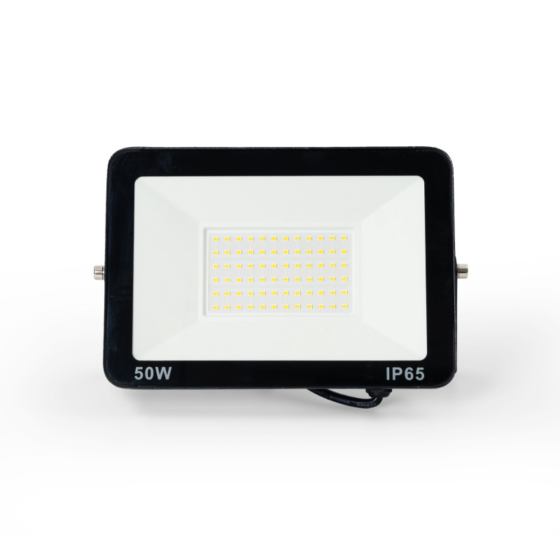 Proyector LED exterior 50W - 95lm/W - IP65 - Negro