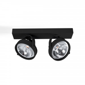 Foco de techo doble orientable "IRIS" - 2 x AR111 GU10