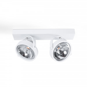 Foco de techo doble orientable "IRIS" - 2 x AR111 GU10