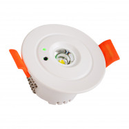 Downlight LED empotrable / Luz de emergencia 3W - Autonomía 3hs - Ø60mm