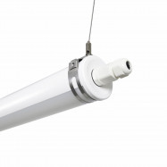 Luminaria estanca tubular para uso industrial - 150cm - 60W - 6900lm - IP67 - IK10