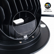 Downlight LED circular orientable CCT 38W - Negro - 120° Driver LIFUD