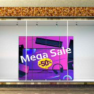 Display publicitario- pantalla led para escaparates