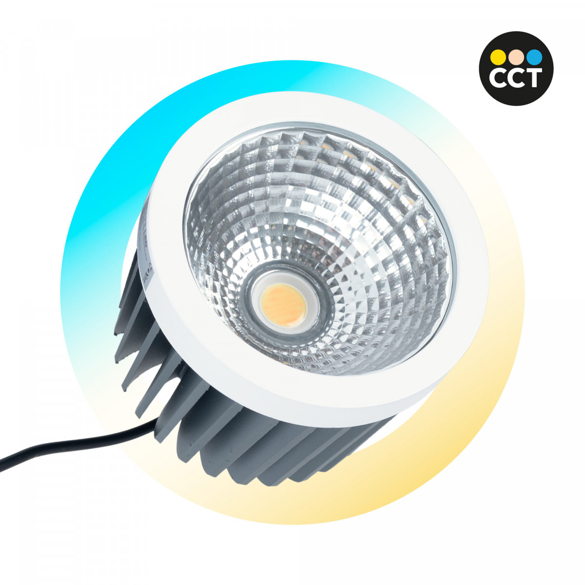 Módulo LED 30W QR111- CCT - Driver externo - 60° - CRI 90