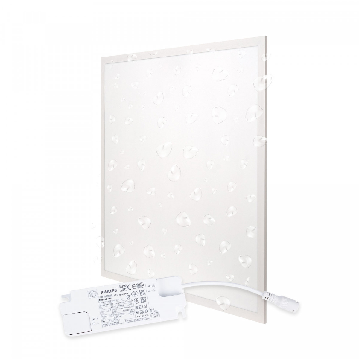 Panel LED empotrable Backlight 60x60cm - 36W - 4860lm - IP54 - Driver Philips - UGR22