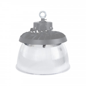 Difusor lumínico de policarbonato para campana LED industrial  B8155-150 - Ángulo 90°