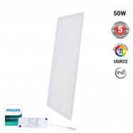 Panel LED empotrable Backlight 120x60cm - 5600lm - Driver Philips - 50W - UGR22 - IP40