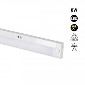 Barra LED bajo mueble 8W - CCT - Con sensor - 60cm