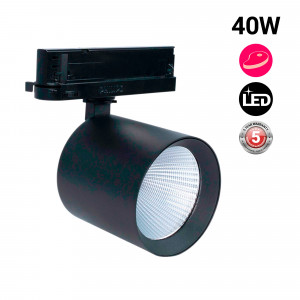 Proyector LED para carril trifásico 40W - Carnicerías - Driver Philips Xitanium