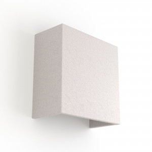 Aplique de pared concreto "Scuad" - Cuadrado - Up & down - 1 x G9