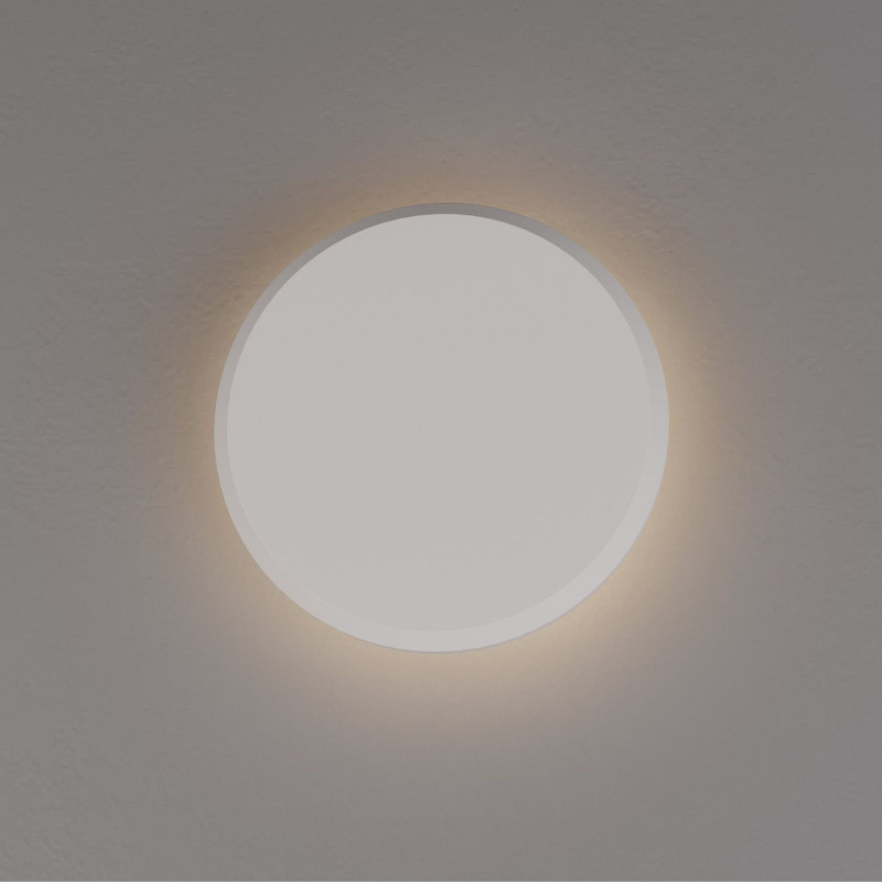 Aplique de pared escayola "Lune" - 2,5W - Luz cálida