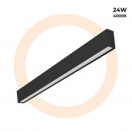 Luminaria lineal LED de suspensión / superficie 24W - Slim - 80cm - 1700lm