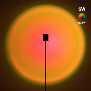 Lámpara de pie "PACK" 6W- RGBW - Sunset Lamp