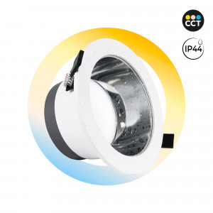 Downlight LED IP44 potencia ajustable 10W/15W/20W - CCT - 100lm/W - Corte Ø 150mm