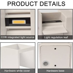 Wandleuchte "KURTIN" 6W dimmbare Lichtblende