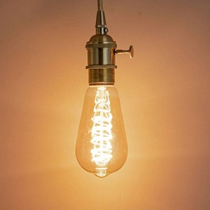 LITZEE Edison Vintage Glühbirne, Edison Led Lampe E27 4 W Warmes Licht  Vintage Antik Glühbirne Retro