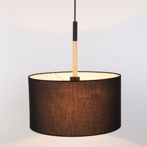 Schwarze Lampe an