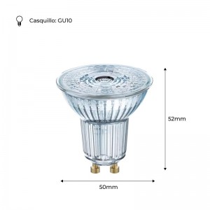 PARATHOM PRO PAR16 PAR16 50 GU10 36° 6W 2700K Glühbirne