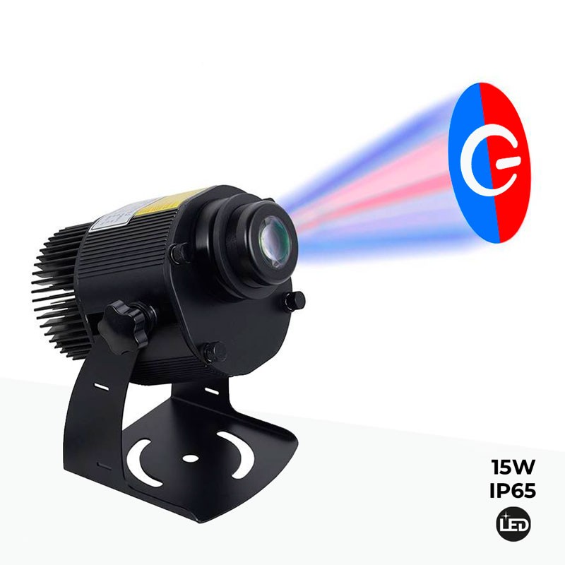 LED Logo-Projektor GOBO 30W Rotation - Außeneinsatz - IP65