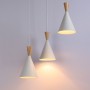 Minimalistische Skandi Hängelampe LIMA 3 x E27 - Tom Dixon BEAT TALL Inspiration Designerlampe