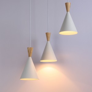 Minimalistische Skandi Hängelampe LIMA 3 x E27 - Tom Dixon BEAT TALL Inspiration Designerlampe