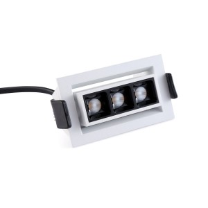 LED-Einbauleuchte 6W - schwenkbar - UGR18 - CRI90 - OSRAM LEDs - 2800K - LED Spots