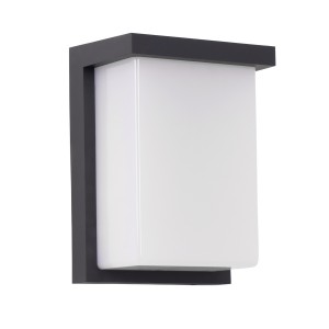 Aluminium-Außenwandleuchte „Block“ - Einstellbare Leistung: 12W - 14W -16W - CCT - Wattage ändern