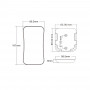 Fernbedienung für RGB/RGBW SPI IC-LED-Streifen - 1 Zone - RF 2,4G - Abmessungen