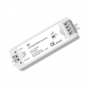 RGB / RGBW SPI Controller für smarte IC LED-Streifen 5-24V - RF 2,4G