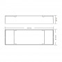 4 in 1 LED Controller - 12-48V DC - TRIAC + 0/1-10V + DALI + PUSH dimmbar - Abmessungen Universal Dimmer